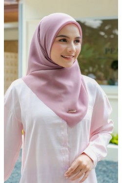 Hijab Segi 4 Double Haikon Lasercut Taro